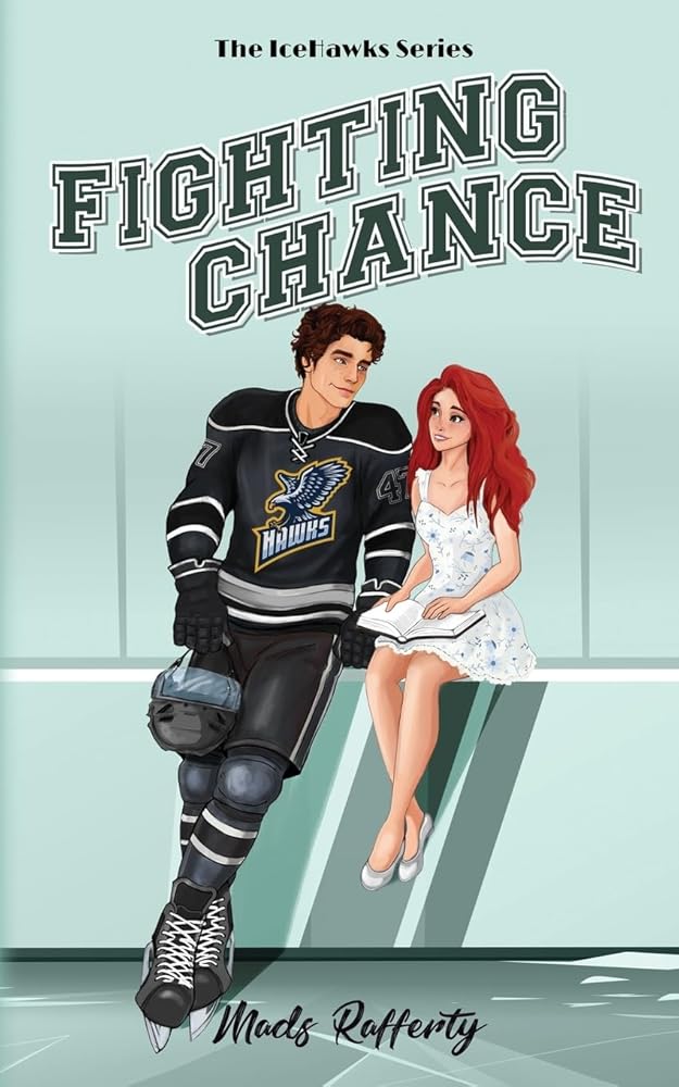 Fighting Chance: A Single Dad x Nanny Ice Hockey Romance (IceHawks Book #2) cover image